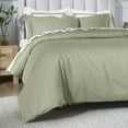 thumbnail image 5 of Superior 650 Thread Count Egyptian Cotton Duvet Cover Set, Sage, Twin, 5 of 8