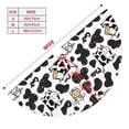 thumbnail image 3 of Lsque Cow Print Christmas Tree Skirt, Tree Skirt with Ties or Velcro, Perfect for Holiday Decorations, Halloween, and New Year-30", 3 of 7