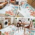 thumbnail image 5 of Coastal Blue Runner Rug 2.7x5 FT,Non Slip Entryway Carpet,Ocean Coral Starfish Shell Nautical Seagrass Washable Soft Floor Carpet Entrance Mat Non-Shedding Throw Rug for Hallway Laundry Room Bedside, 5 of 9