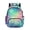Blue Violet Gold Mermaid Scales Print, variant on Kids School Backpack Large Capacity School Bag Bookbag with Front Pocket & Side Pockets, Adjustable Padded Straps for Boys Girls Teens, Camouflage Hunting Forest