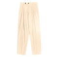 thumbnail image 4 of Gyexs Chino Pants for Men Classic Fit Dress Business Work Casual Travel Slacks Comfortable Lightweight Cargo Work Hiking Pants Men's Fashion Beige, Szie L, 4 of 4