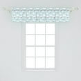 thumbnail image 2 of Ambesonne Airplane Valance Pack of 2, Clouds and Planes Cartoon, 54"X12", Pale Blue Multicolor, 2 of 4