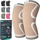 thumbnail image 1 of Rodilleras Modvel (2 unidades) para mujer y hombre: rodilleras de compresión para entrenamiento, alivio del dolor de rodilla, soporte articular para ligamento cruzado anterior (LCA), artritis y desgar, 1 of 5