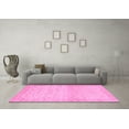 thumbnail image 3 of Ahgly Company Indoor Square Oriental Pink Traditional Area Rugs, 4' Square, 3 of 4