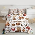 thumbnail image 2 of Castle Fairy Cowboys Boots Hat Full Size Comforter Sets,Vintage Aesthetic Bedding Sets, 2 of 8