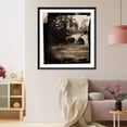thumbnail image 3 of Historic Framed Print, Antietam Maryland. Eastern view of bridge, 17-7/8" x 21-7/8", 3 of 9