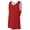 SCARLET/ WHITE, variant on Reversible Micro Poly Performance Jump Basketball Jersey Multiple Colors