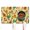 Southwest, variant on Resort Dog Bowl Mat - Non-Slip and Waterproof, 4-Layer Absorption, Perfect for Messy Eaters, Hawaiian Hibiscus Print