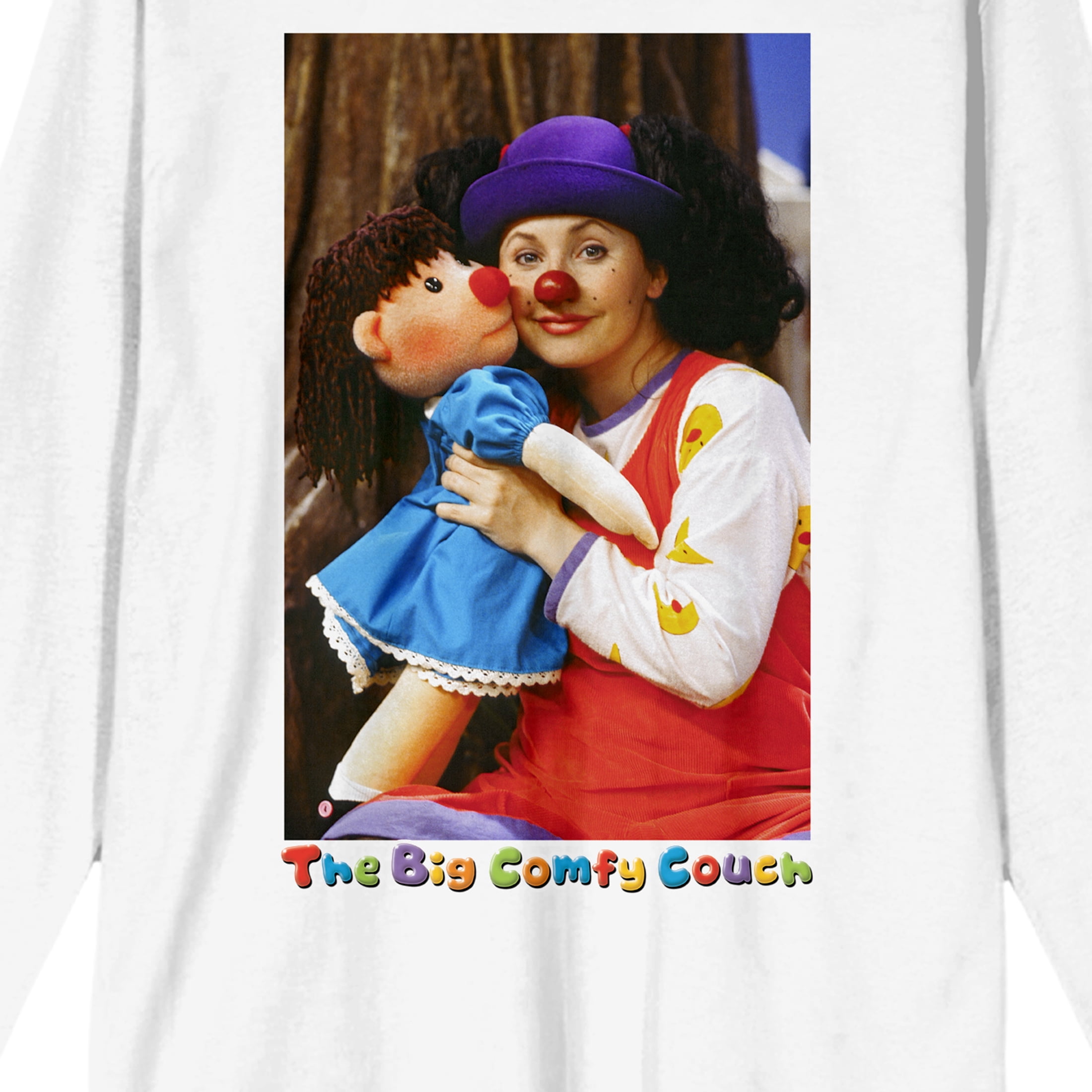 The Big Comfy Couch Loonette and Molly Men's White Long Sleeve Tee-XL -  Walmart.com
