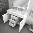 thumbnail image 6 of Alya Bath Ripley 48" Modern Wood Double Vanity with Acrylic Sink in White, 6 of 6