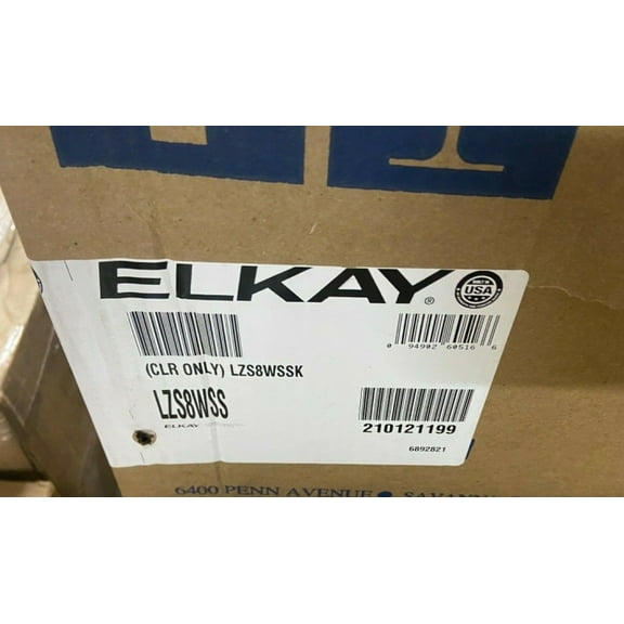 NEW ELKAY LZS8WSS Water Cooler Fountain (CLR ONLY)
