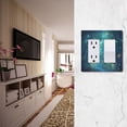 thumbnail image 5 of Yayeee Rocker Switch Wall Plate 1-Gang 4.6"x2.9" Home Decorative Outlet Cover, Magical Forest Glowing Lights, 5 of 6