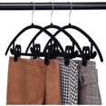 thumbnail image 5 of Paquete de 20 pinzas para colgar abrigos de terciopelo para perchas para pantalones de terciopelo, pinzas para colgar pantalones de terciopelo negro, alicates fuertes ideales para perchas de terciope JAMW Sencillez, 5 of 5