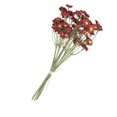 thumbnail image 1 of Ramo de flores artificiales de tallo largo para manualidades, decoración, flores falsas Rojo, 1 of 9