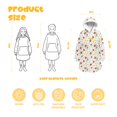 thumbnail image 3 of Wearable Lamb Fleece Blanket Hoodie,Pioneer Flower Floral Print Pattern Oversized Sherpa Blanket Hoodie with Super Pockets,Super Warm Fuzzy Pullover for Women & Men, 3 of 6