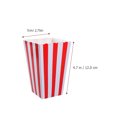 thumbnail image 4 of OUNONA 10Set Party Design Popcorn Buckets with Rectangular Shape Red, 4 of 8