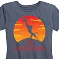 thumbnail image 3 of The Lion King - Baby Simba at Pride Rock - Iconic Silhouette - Women's Short Sleeve Graphic T-Shirt, 3 of 5
