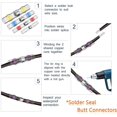 thumbnail image 4 of Conector de cable de junta de soldadura de 250 piezas, conectores eléctricos aislados con sello de soldadura a tope termorretráctil, impermeable, automotriz, marino, 4 of 5
