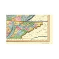 thumbnail image 2 of Historic State Map - Kentucky Tennessee Counties - Hinton 1831 - Vintage Wall Art, 2 of 4