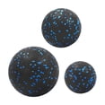 thumbnail image 2 of 3 bolas de masaje compactas para fascitis, deportes, cuello y cuerpo. Azul negro, 2 of 9
