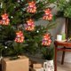 thumbnail image 5 of Uuiauoio Luminous Christmas Pendant, LED Light Up Decor for Tree, Window and Holiday Displays, Battery Powered KT Board Ornament with Traditional Holiday Motifs, 5 of 6