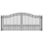 ALEKO Steel Dual Swing Driveway Gate - ST. LOUIS Style - 14 x 6 Feet