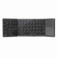 thumbnail image 1 of YSTIANN 3-Fold Ultra-Thin Bluetooth Keyboard: Wireless Foldable Design with Touchpad, Compatible with 3 Systems for Phones & Laptops WJ94-5064, 1 of 6