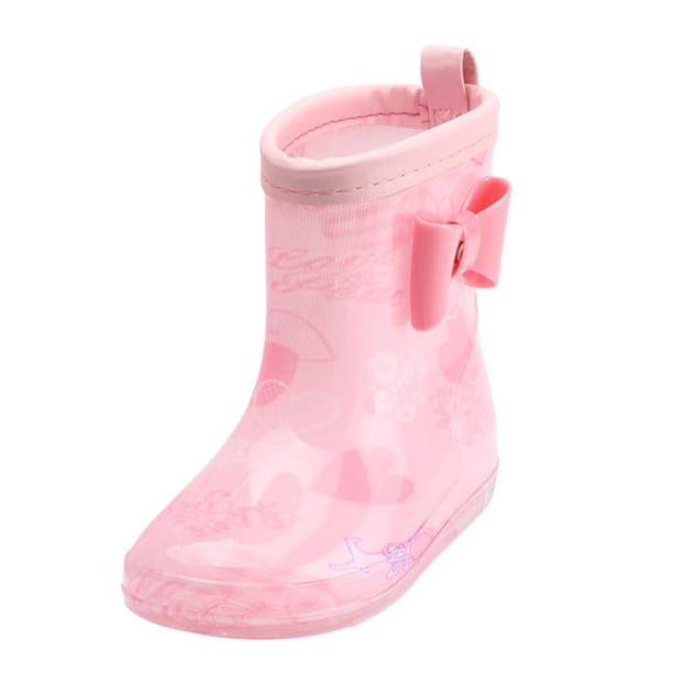Bota de lluvia antideslizante de PVC para niños pequeños Botas de barro de Longitud de la plantilla 18 cm A Zulema bota de lluvia unisex