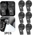 thumbnail image 1 of Clip para Ventana Interior Coche Soporte para Gafas Piezas Interiores Automóvil (negro) 6 Uds., 1 of 5
