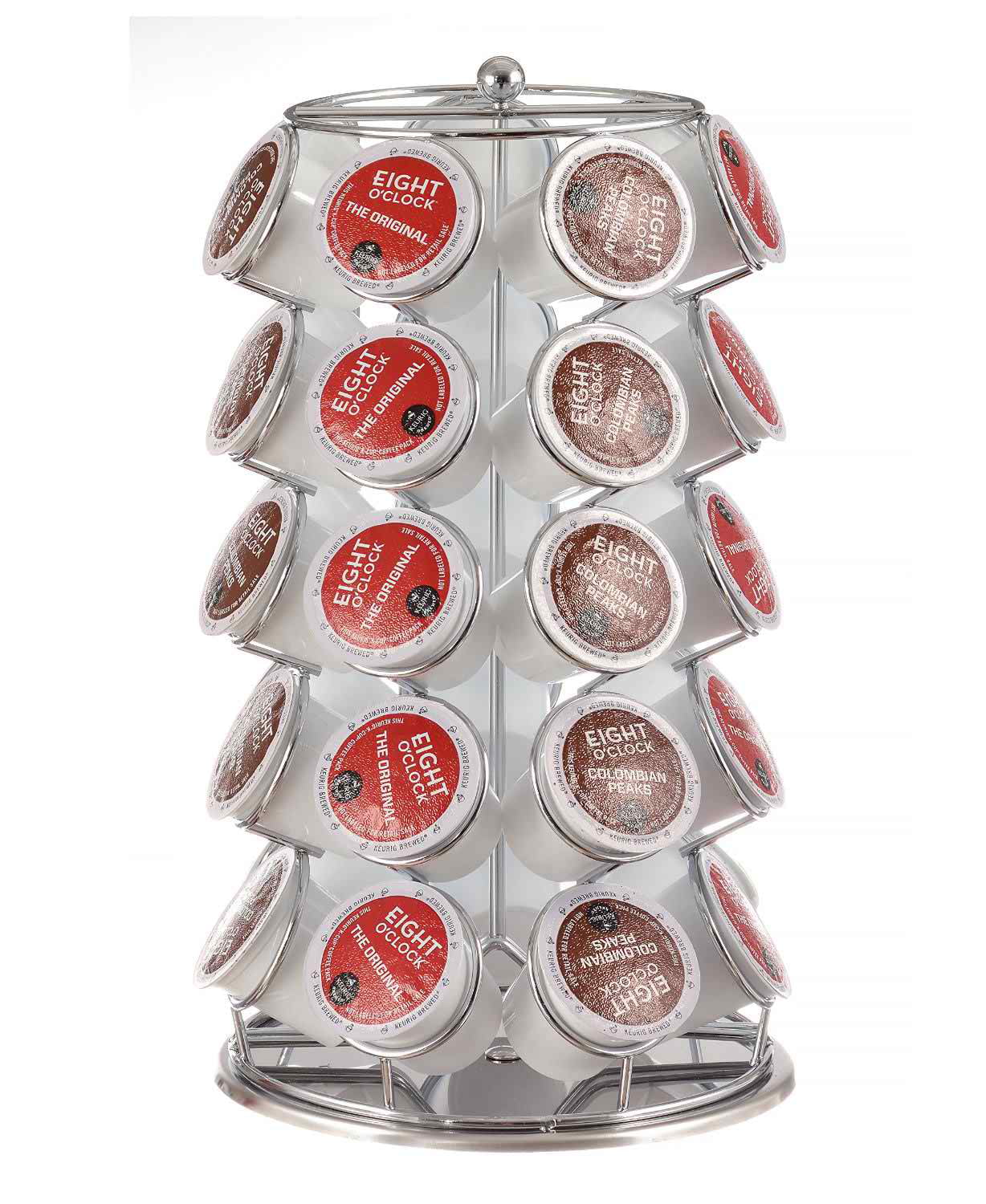 Details about   Rotating K-Cup Tower Holder 35 pcs Cups Organizer Display Tree Rack Home Office 