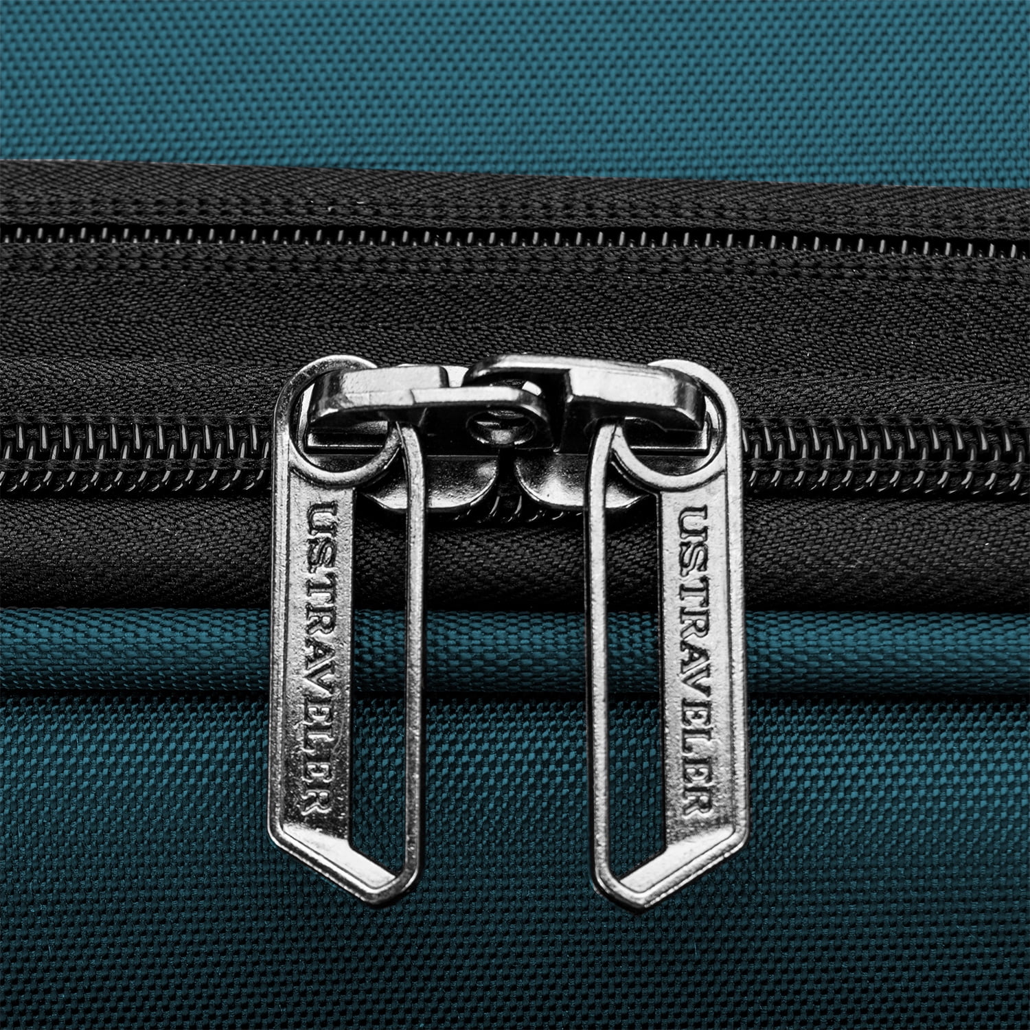 U.S. Traveler Anzio Softside Expandable Spinner Luggage, Teal, 26" Checked Medium