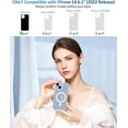 thumbnail image 2 of for iPhone 14 Case with Screen Protector + Camera Lens Protector, [Compatible with Magnetic] Non Yellowing Clear Protective Phone Case, Women Girls Cover for 6.1 Inch - Transparent Magnetic, 2 of 14