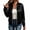 Black jackets for women #2, variant on Women Sequin Bomber Jacket, Full Zip Baseball Collar Long Sleeve Glitter Outer Coat with Ribbed Cuffs & Hem, Loose Fit Party Nightclub Fashion Outerwear Black,XXL