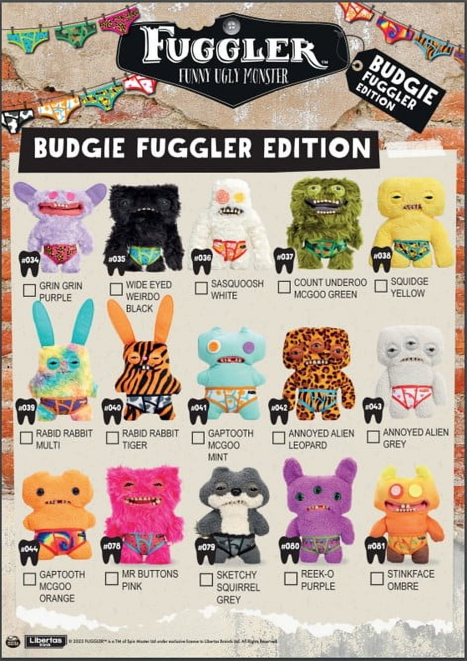 Budgie Fuggler Sketchy Squirrel - Grey - Walmart.com