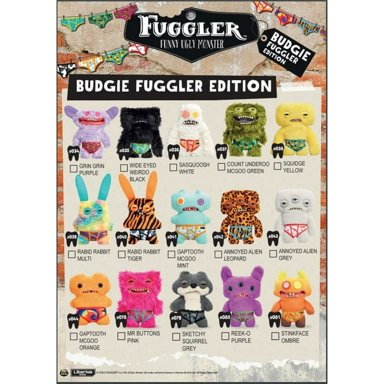Budgie Fuggler Sketchy Squirrel - Grey - Walmart.com