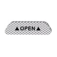 thumbnail image 1 of Sidaley Pegatinas para puerta de coche, 4 Uds., marca de advertencia de seguridad Universal, cinta reflectante abierta, pegatina para casco de Herramientas de reparación de automóviles plata Sidaley VI1009-05B, 1 of 6