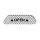 thumbnail image 1 of Riwesomey Pegatinas para puerta de coche, 4 Uds., marca de advertencia de seguridad Universal, cinta reflectante abierta, pegatina para casco de Herramientas de reparación de automóviles plata Riwesomey VI1009-05B, 1 of 6