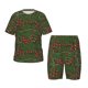 thumbnail image 1 of Balery Red Snake Conjunto de Pijama Infantil de Manga Corta con Estampado – Ropa de Dormir de Algodón Suave-Medium, 1 of 6