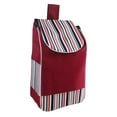 thumbnail image 2 of Bolsa de compras de tela Oxford perfecl carrito de mano plegable reutilizable resistente para carrito de servicios públicos rojo, 2 of 7