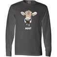 thumbnail image 3 of Inktastic Moo Cute Brown Holstein Cow Long Sleeve T-Shirt, 3 of 5