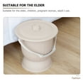 thumbnail image 3 of Phenofice Urinals Container Chamber Pot Brown 1Set Adults Hotel Use, 3 of 8