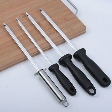 

Windfall Diamond Carbon Steel Professional Knife Sharpener Rod | Kitchen Home or Hunting | Master Chef Hunter or Home Gourmet Blade Sharpening Rod or Stick