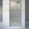 thumbnail image 1 of Miseno Msdswy2572cl Sway 72" High X 25" Wide Hinged Frameless Shower Door - Nickel, 1 of 3