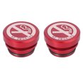 thumbnail image 1 of Unique Bargains 2pcs Universal Car Auto Decoration Cigarette Lighter Dustproof Plug 12V Socket Cover Red, 1 of 6