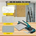 thumbnail image 2 of KFFKFF Tile Cutter 31", Manual Single Rail Design, Laser-Guided Precision, Durable Alloy Cutting Wheel, Comfortable Grip Handle, Precise Measurement for Tiles 0.24"-0.59" Thick, 2 of 9