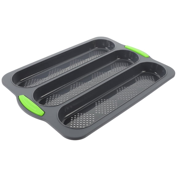 Bakery Mold Silicone Loaf Pans for Baking Bread Roasting Flat Skillet Tray Home Mini Oven Hotdog