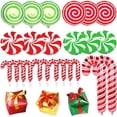 thumbnail image 2 of Globos de aluminio con forma de bastón de caramelo para Navidad, globos de caramelos rojos y verdes para Navidad, caja de regalo para Navidad, globos para fiesta de cumpleaños, decoración del hogar, 2 of 5