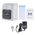 thumbnail image 4 of S372 Electronic Attendance Recorder - Wall-Mountable/Tabletop Time Clock with Dual-Color Printing (Black for Regular, Red for Abnormal), Built-in Speaker & External Bell Connectivity, US Plug, 4 of 7
