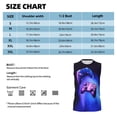 thumbnail image 6 of Bixox Men's Play Gaming Printed Shirt Sleeveless Fitness Tank Top-3X-Large, 6 of 7