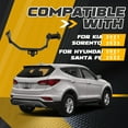 thumbnail image 2 of Kojem Trailer Hitch Fit for 2021 2022 2023 Kia Sorento/ Hyundai Santa Fe 2-Inch Towing Hitch Receiver Class 3, 2 of 12